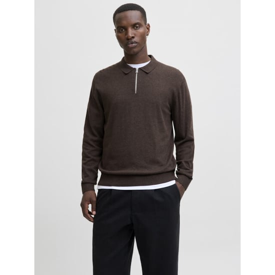 Jack & Jones Jjeemil knit polo half zip ls noos - - Image 5