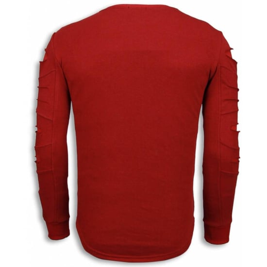 Justing 3d stamp paris trui damaged sweater - Image 4
