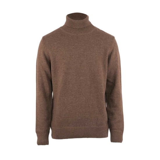 Kronstadt Andrew wool neck knit brown mel ks3133 - Image 2