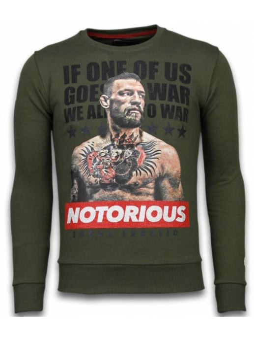 Local Fanatic Conor notorious crewneck groen - Image 1