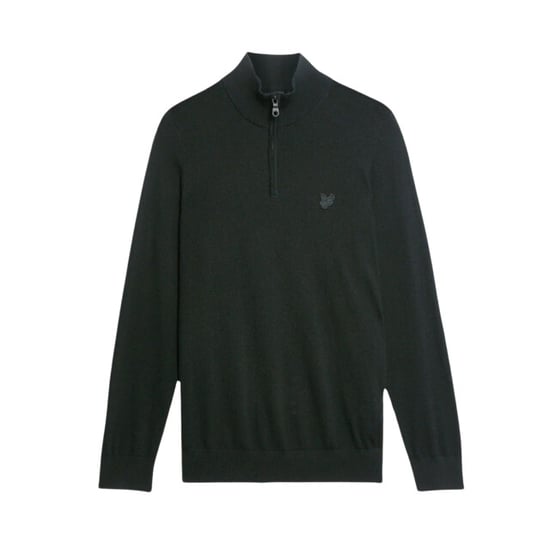 Lyle and Scott Lyle&scott tonal eagle merino quarter zip jumper truien kn2122vc - Image 1