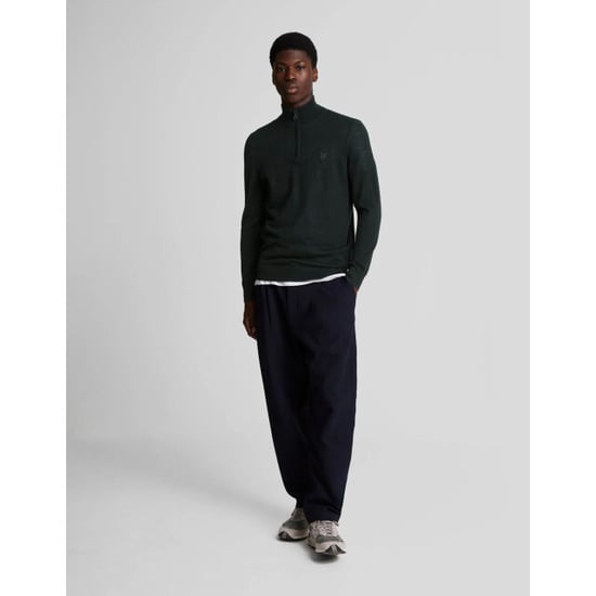 Lyle and Scott Lyle&scott tonal eagle merino quarter zip jumper truien kn2122vc - Image 2