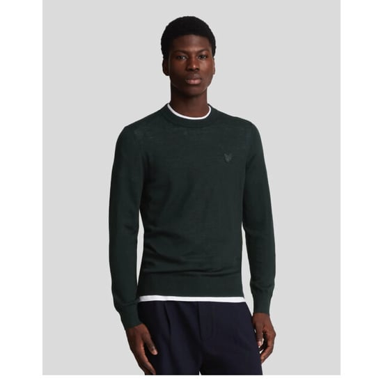 Lyle and Scott Lyle&scott tonal eagle merino truien kn2121vc - Image 4