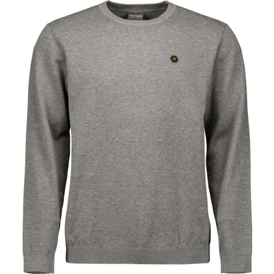 No Excess Pullover crewneck 2 coloured melang grey melange - Image 5