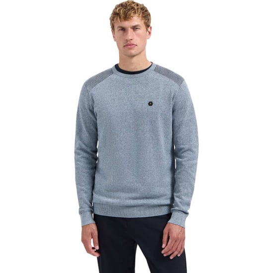 No Excess Pullover crewneck plated structure dusty blue - Image 1