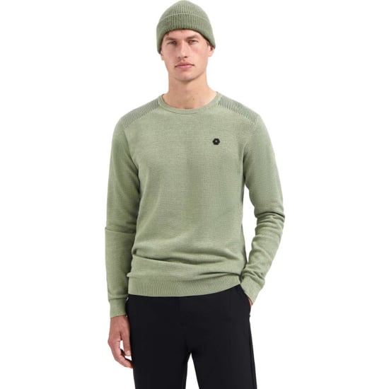 No Excess Pullover crewneck plated structure light moss - Image 1