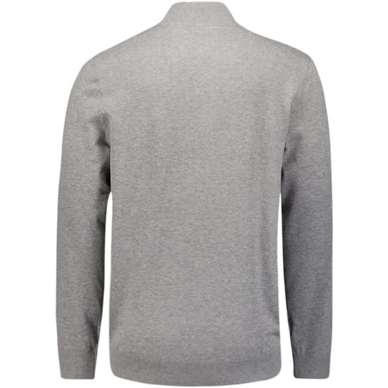 No Excess Pullover half zip 2 coloured melang grey melange - Image 2