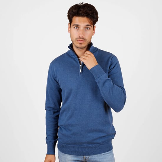 Q1905 Trui kralingen denim melange - Image 1