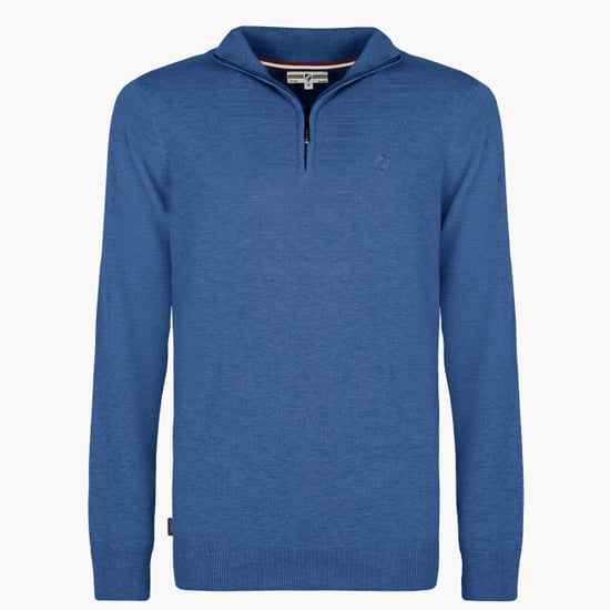 Q1905 Trui kralingen denim melange - Image 2