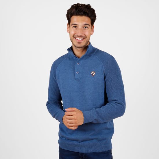 Q1905 Trui oldehove denim melange - Image 1