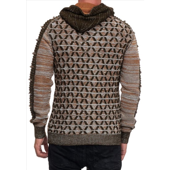 Rusty Neal heren trui camel hoodie 13362 - Image 5