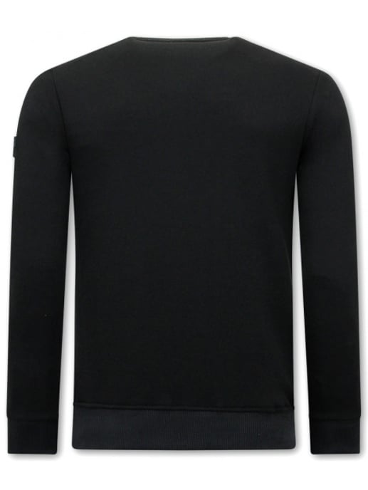 Montfleuri Sweater met print gouden leeuw - Image 2
