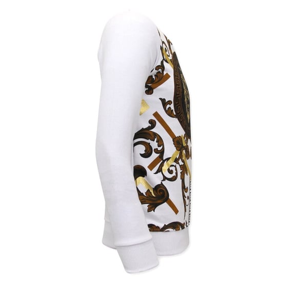 Montfleuri Sweater met print gouden leeuw - Image 2