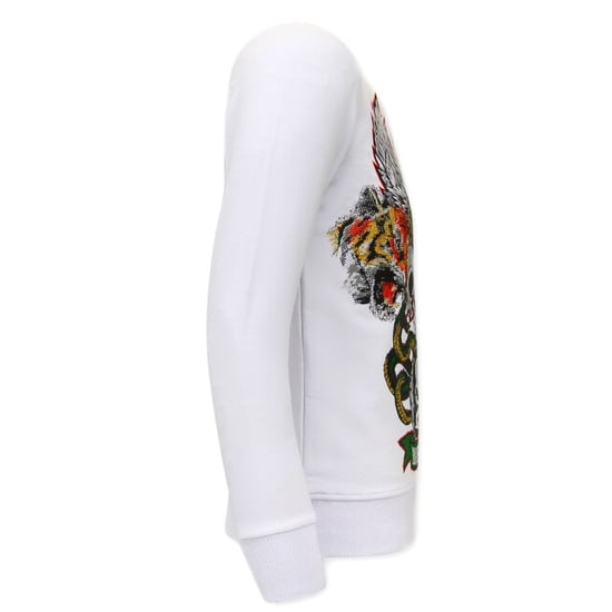 Tony Backer Sweater met print skull head - Image 3
