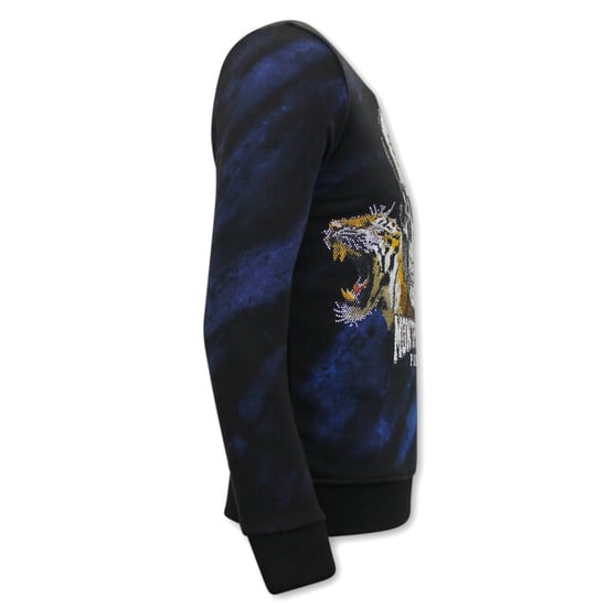 Tony Backer Sweater met print skull tiger - Image 3