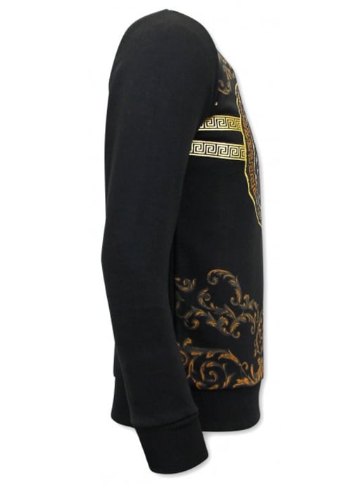Tony Backer Sweater met print snake skull - Image 3