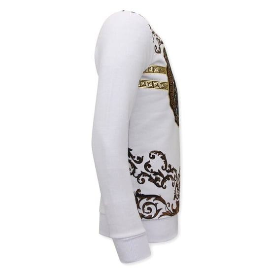 Tony Backer Sweater met print snake skull - Image 3