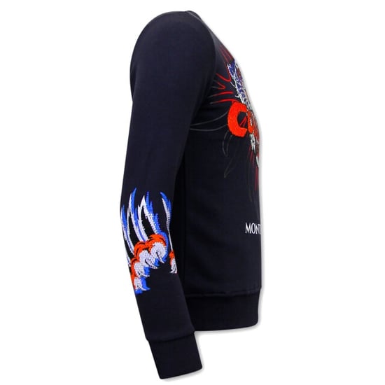 Tony Backer Sweater met print tiger couture - Image 3