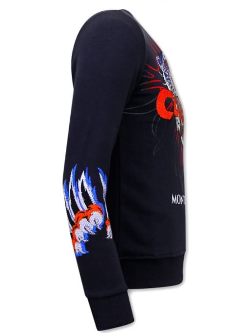 Montfleuri Sweater met print tiger couture - Image 3