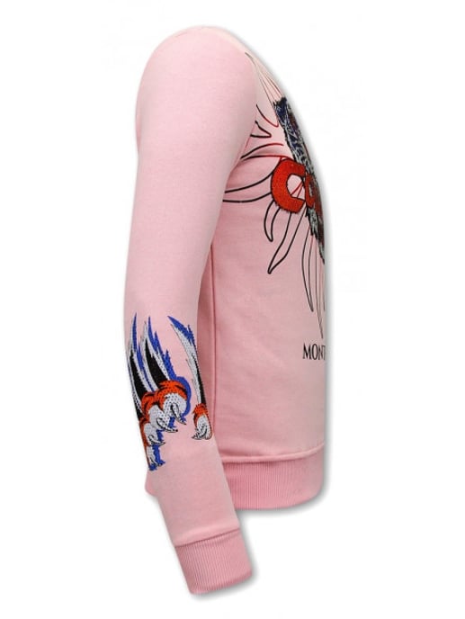 Montfleuri Sweater met print tiger couture - Image 3