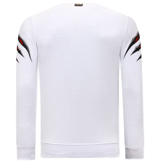 Tony Backer Sweater met print tiger head - Image 2