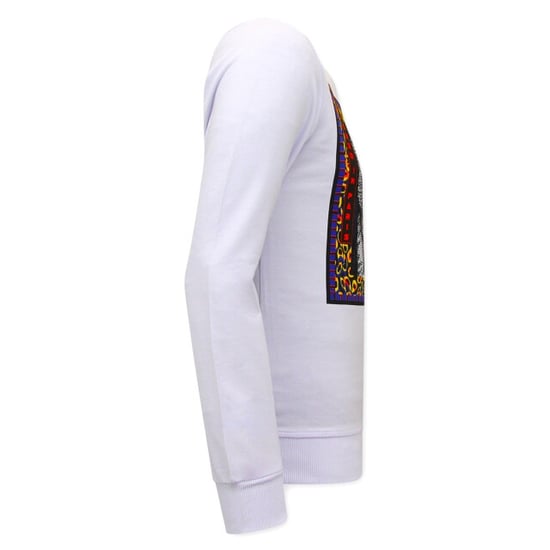 Tony Backer Sweater met print tiger poster - Image 3