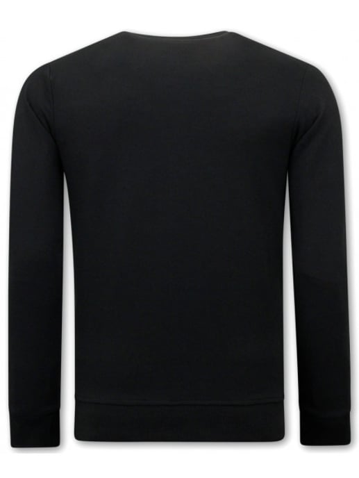 Montfleuri Sweater met print tiger poster - Image 2