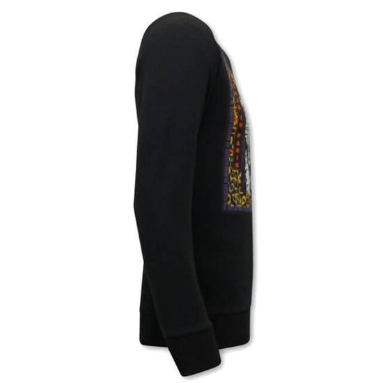 Tony Backer Sweater met print tiger poster - Image 3