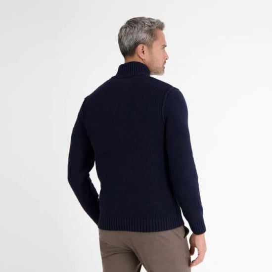 Lerros Grof gebreid vest met kabelpatroon - Image 3