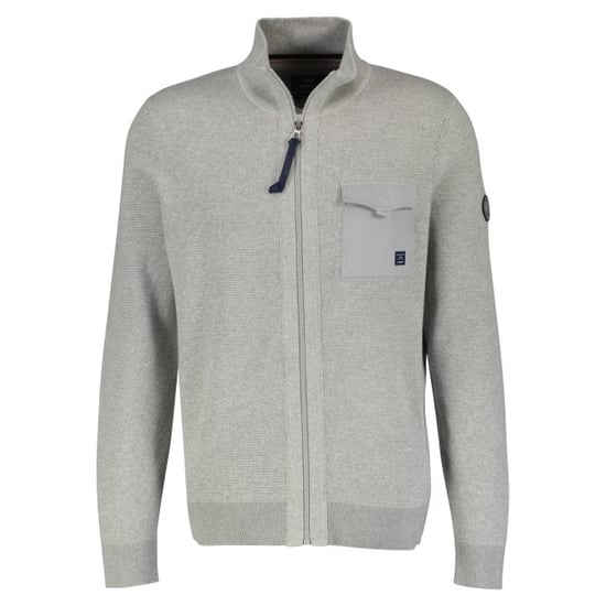 Lerros Heren vest 23855301 259 platinum grey melange - Image 2