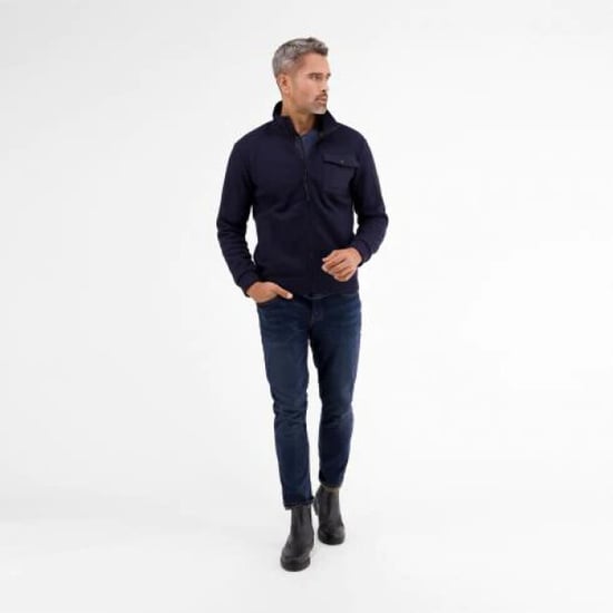 Lerros Sweat vest in fleece look - Image 3