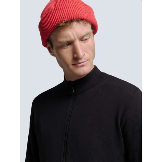 No Excess Cardigan 2 coloured melange black - Image 4