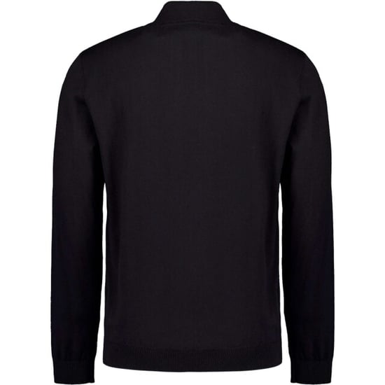 No Excess Cardigan 2 coloured melange black - Image 5