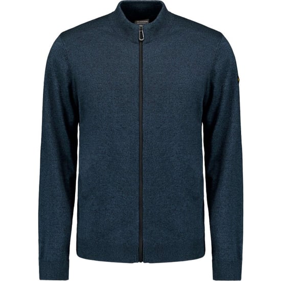 No Excess Cardigan 2 coloured melange navy - Image 2