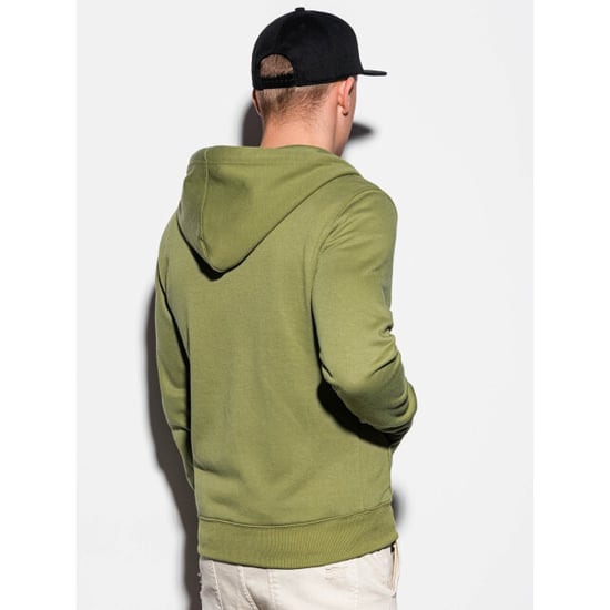 Ombre heren vest groen olive basic b977 - Image 2