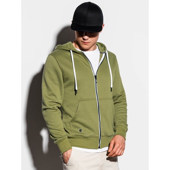 Ombre heren vest groen olive basic b977 - Image 4