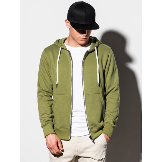 Ombre heren vest groen olive basic b977 - Image 6