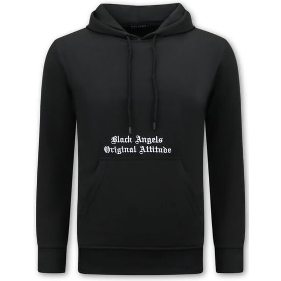 Top-Star Hoodies oversized black angels - Image 3