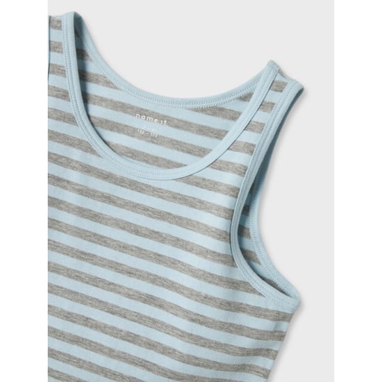 Name It Jongens hemd top nkftank gestreept/effen 4-pack multicolor - Image 3