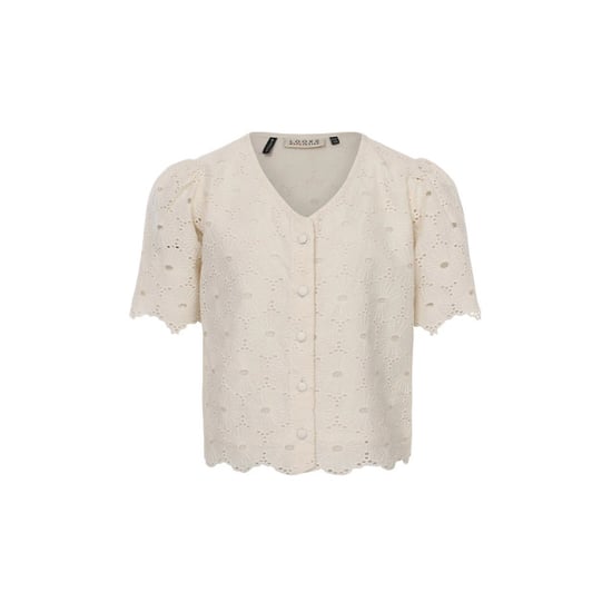 Looxs Revolution Broderie anglaise top creamy voor meisjes in de kleur - Image 5