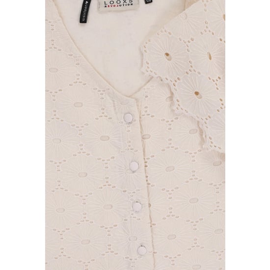 Looxs Revolution Broderie anglaise top creamy voor meisjes in de kleur - Image 6