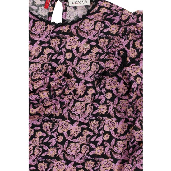 Looxs Revolution Viscose wijde blouse autumn flower voor meisjes in de kleur - Image 6