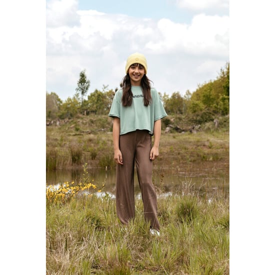 Looxs Revolution Plissé pants wide leg clay color voor meisjes in de kleur - Image 1