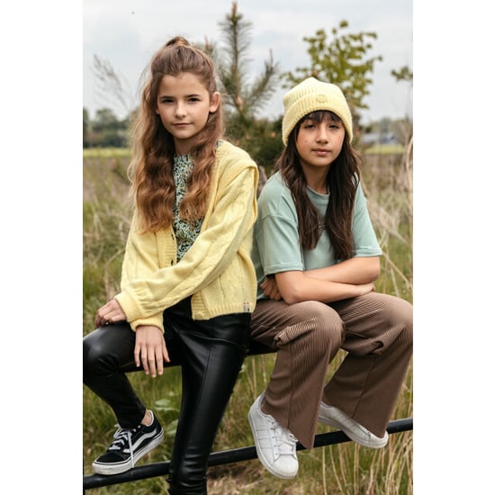 Looxs Revolution Plissé pants wide leg clay color voor meisjes in de kleur - Image 2