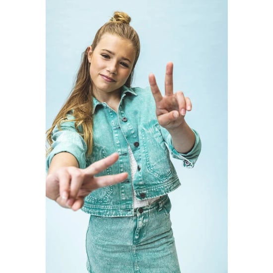Looxs Revolution Denim jasje voor meisjes in de kleur - Image 4
