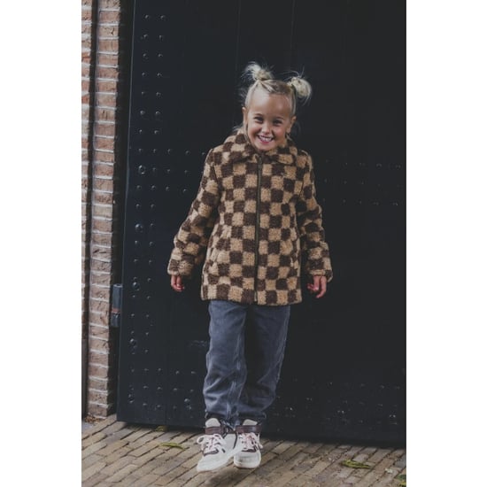 Looxs Revolution Teddy check winterjas voor meisjes in de kleur - Image 5