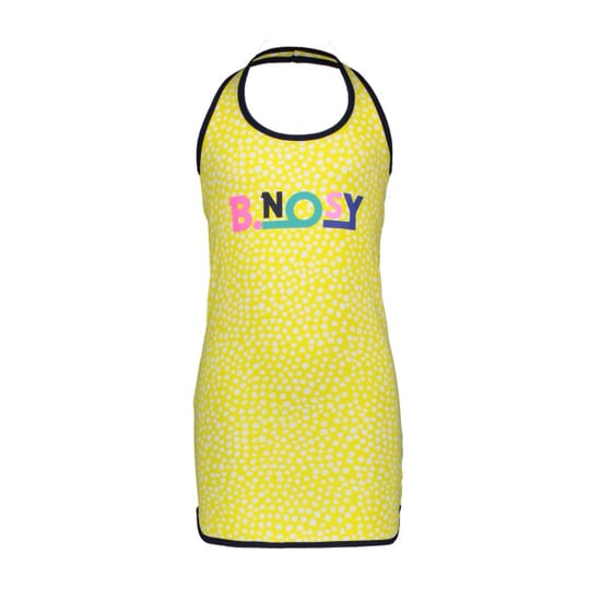 B.Nosy Girls dumbbell dress with dot aop and chest dessin - Image 1