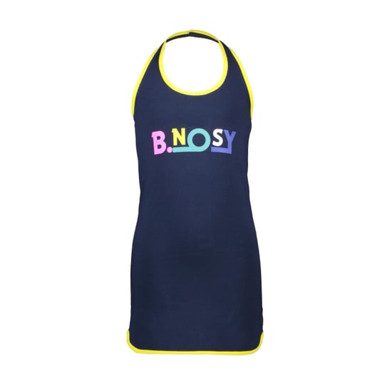 B.Nosy Girls dumbbell dress with dot aop and chest navy - Image 1