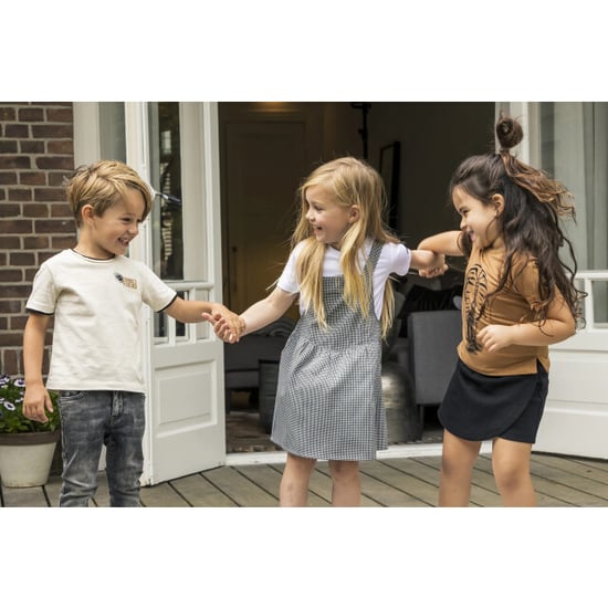 Frankie & Friends Meisjes jurk bumblebee b /wit geruit - Image 2
