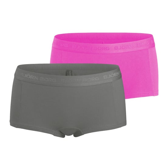 Björn Borg Björn borg meisjes minishorts 2-pack – zacht katoen – & felroze - Image 1